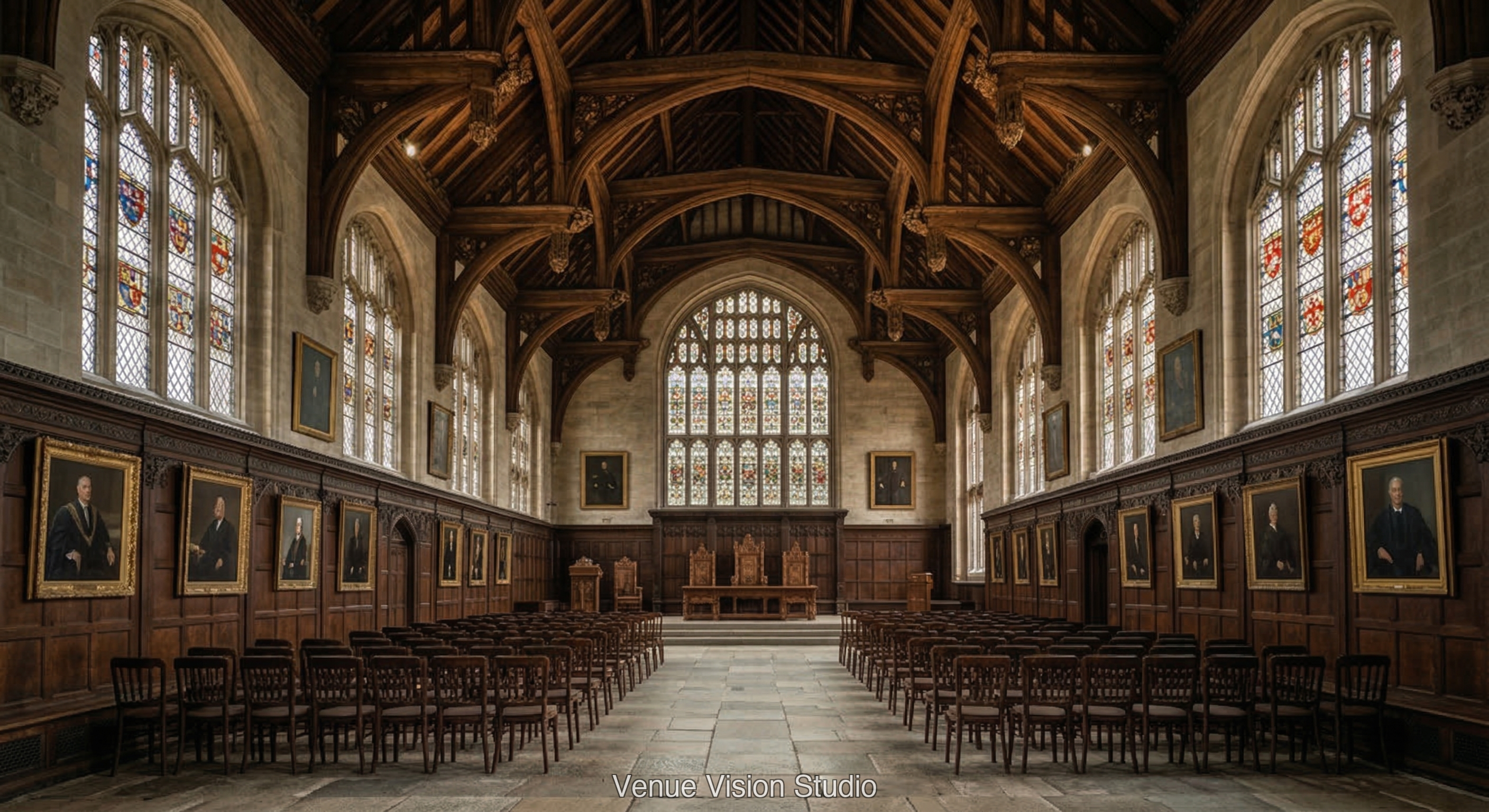 Ashstone University - Great Hall - AI Visualisation base image