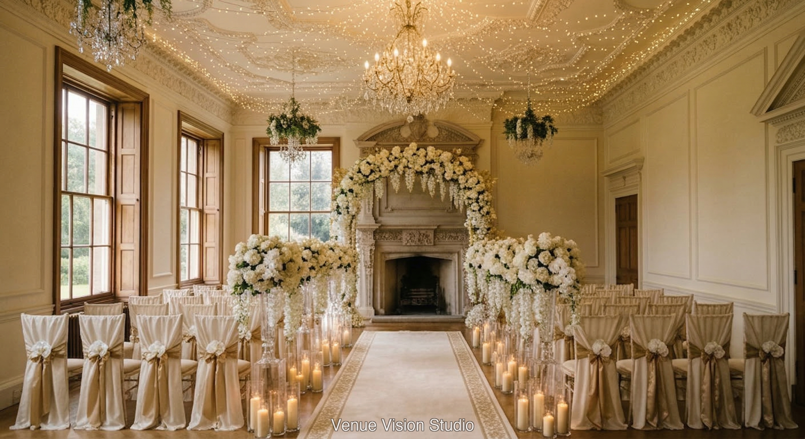 Ashworth Manor - themed wedding visualisation