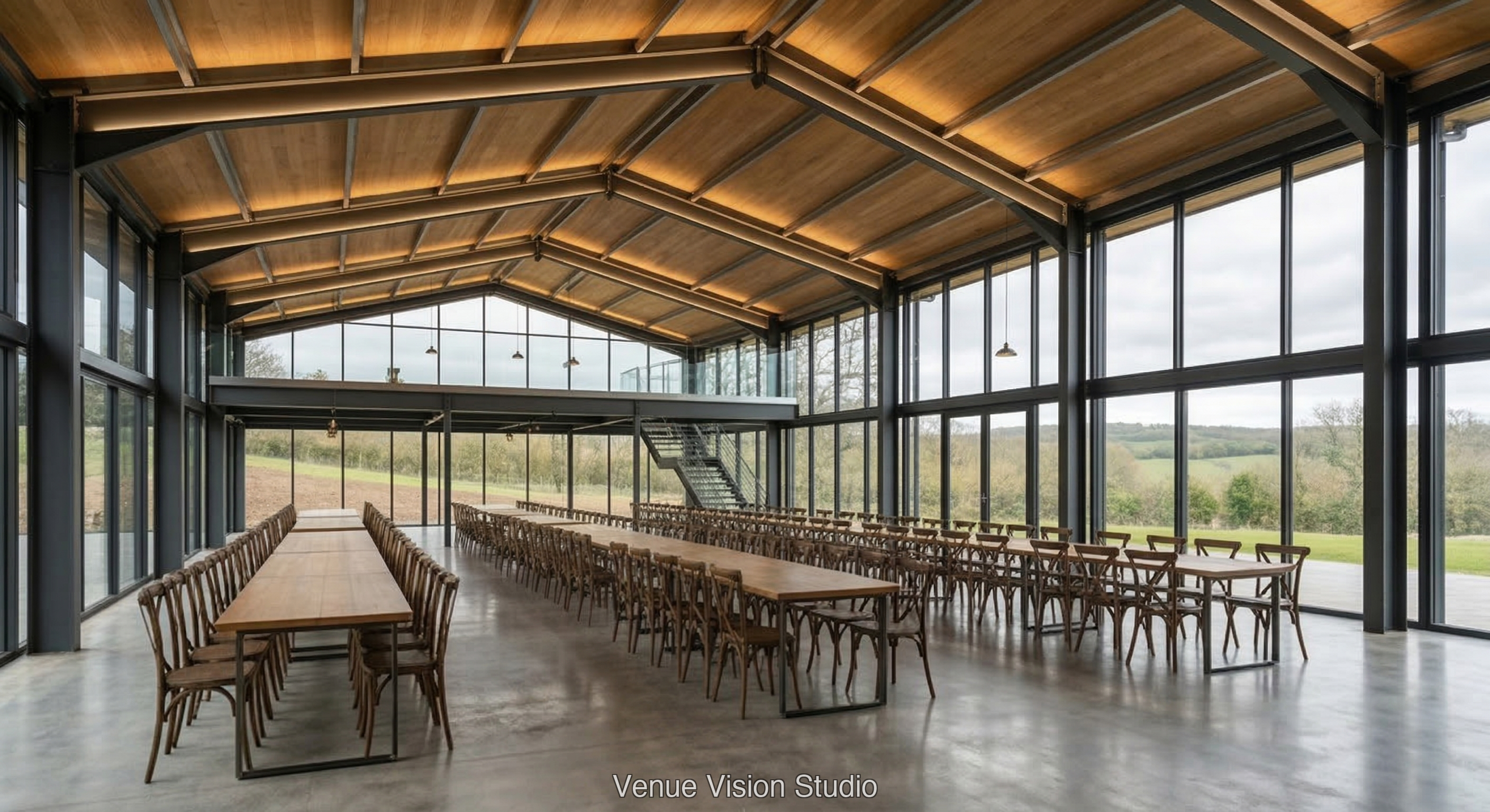 Clearview Barn - Reception Room - AI Visualisation base image