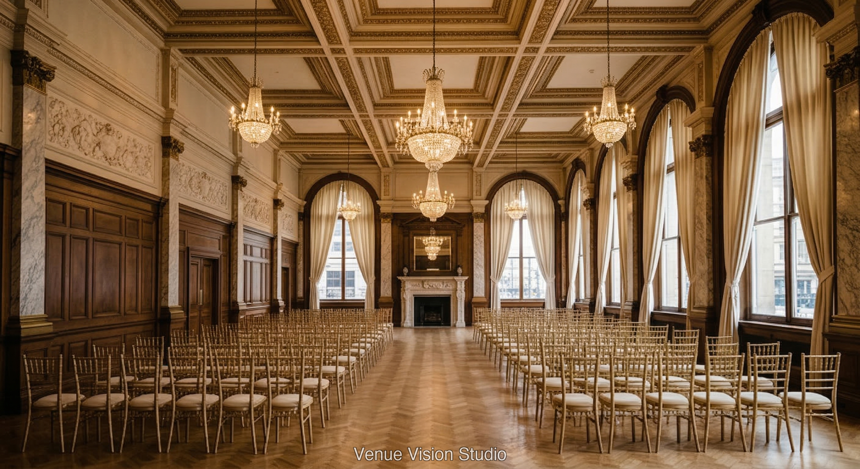 The Coppergate Hotel - Ceremony Room - AI Visualisation base image