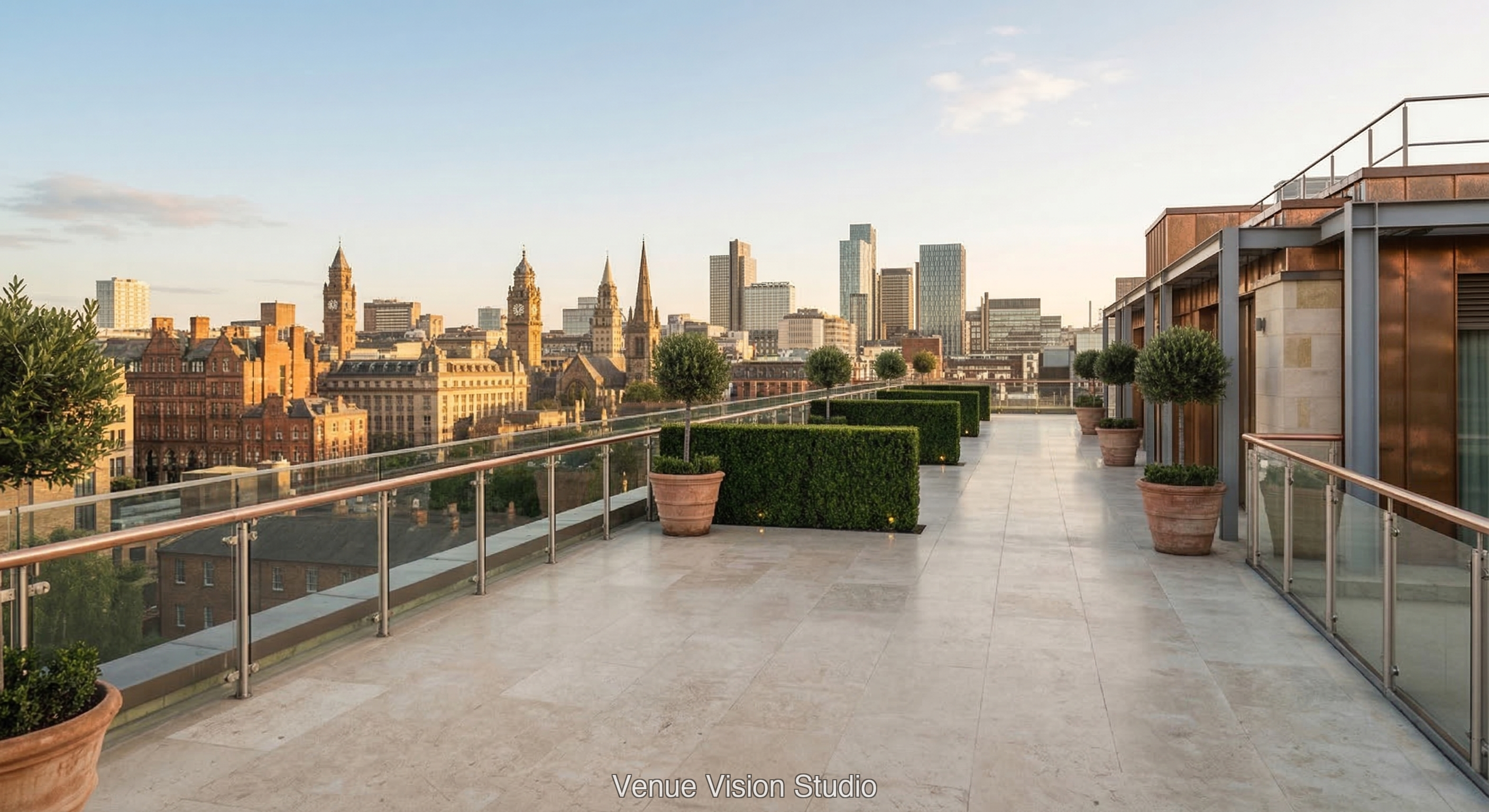 The Coppergate Hotel - Outdoor Drinks Reception - AI Visualisation base image
