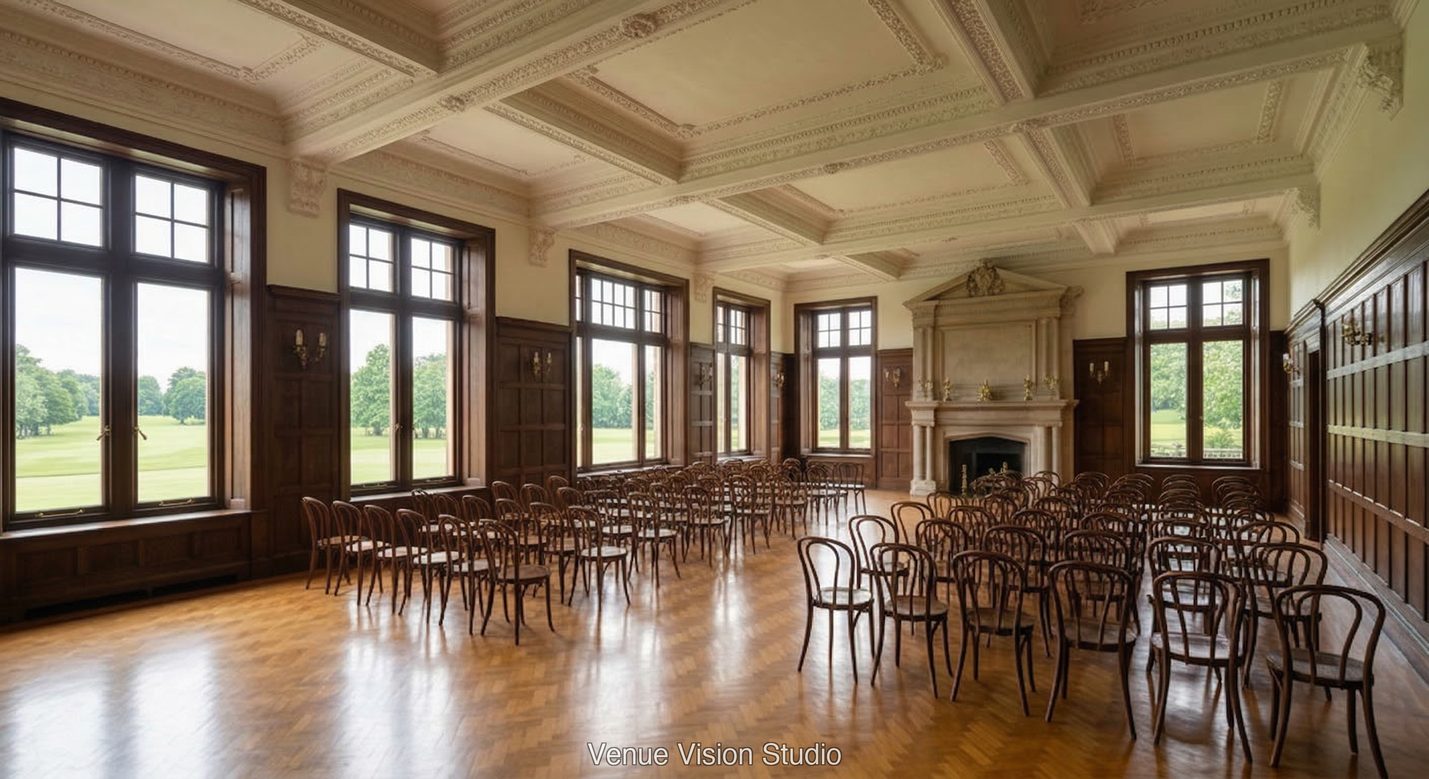 Coppergate Links - Ceremony Room - AI Visualisation base image