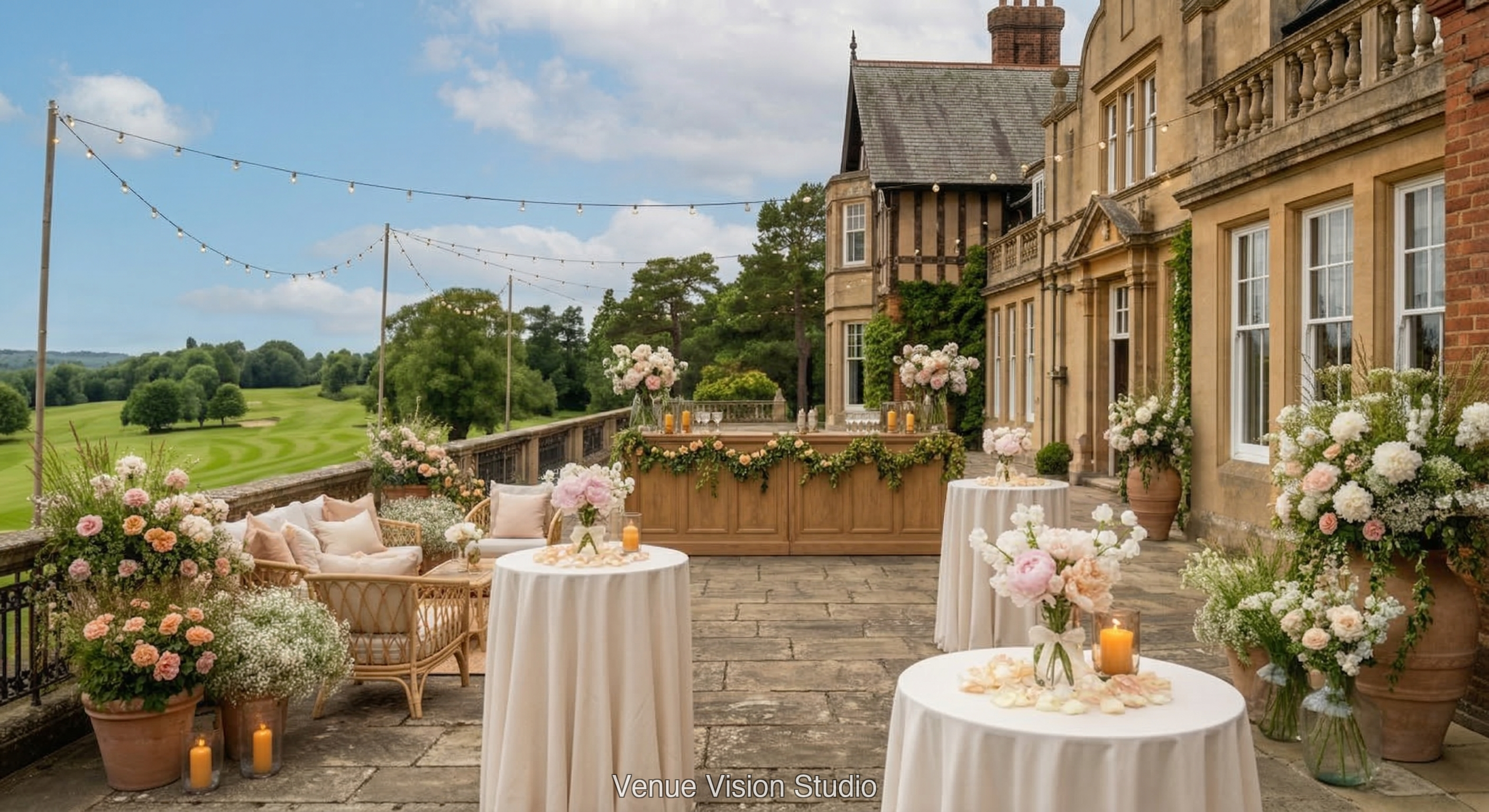 Coppergate Links - themed wedding visualisation