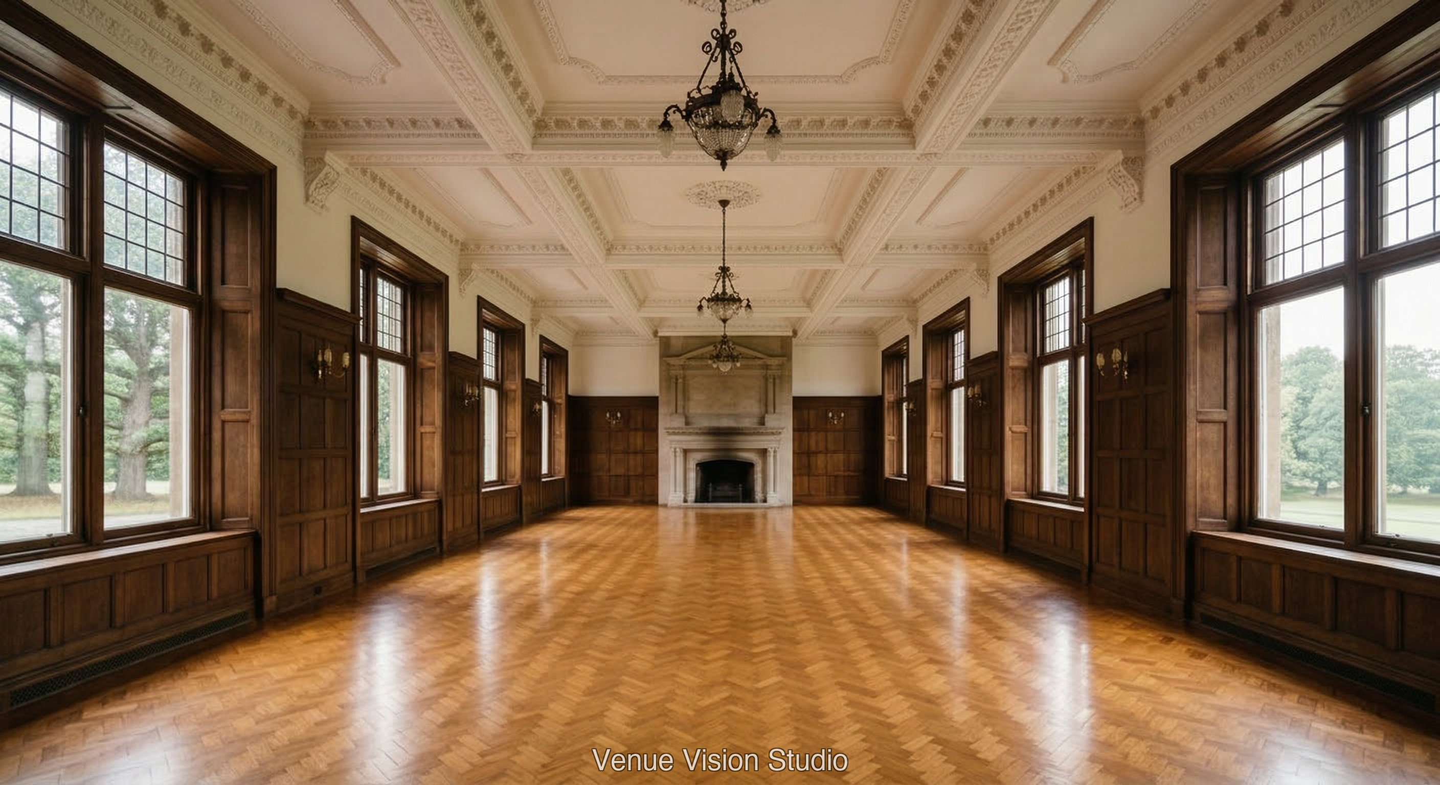 Coppergate Links - Reception Room - AI Visualisation base image