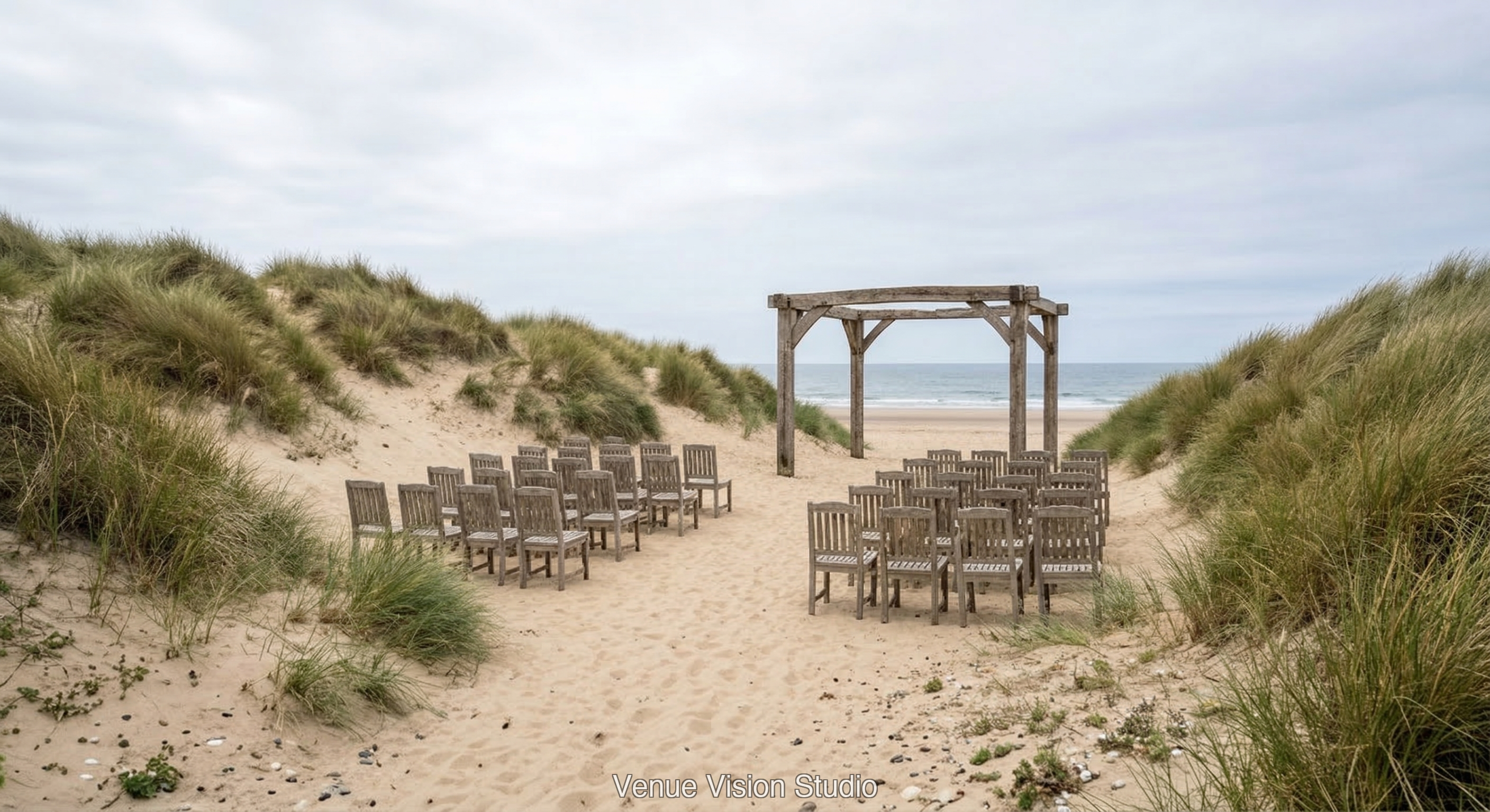 Dune Crest - Ceremony Room - AI Visualisation base image