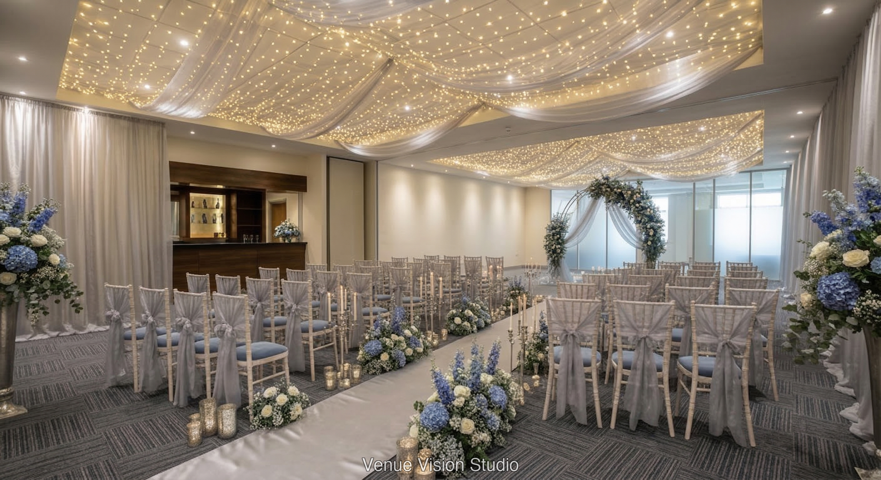 Elmside Hotel - themed wedding visualisation