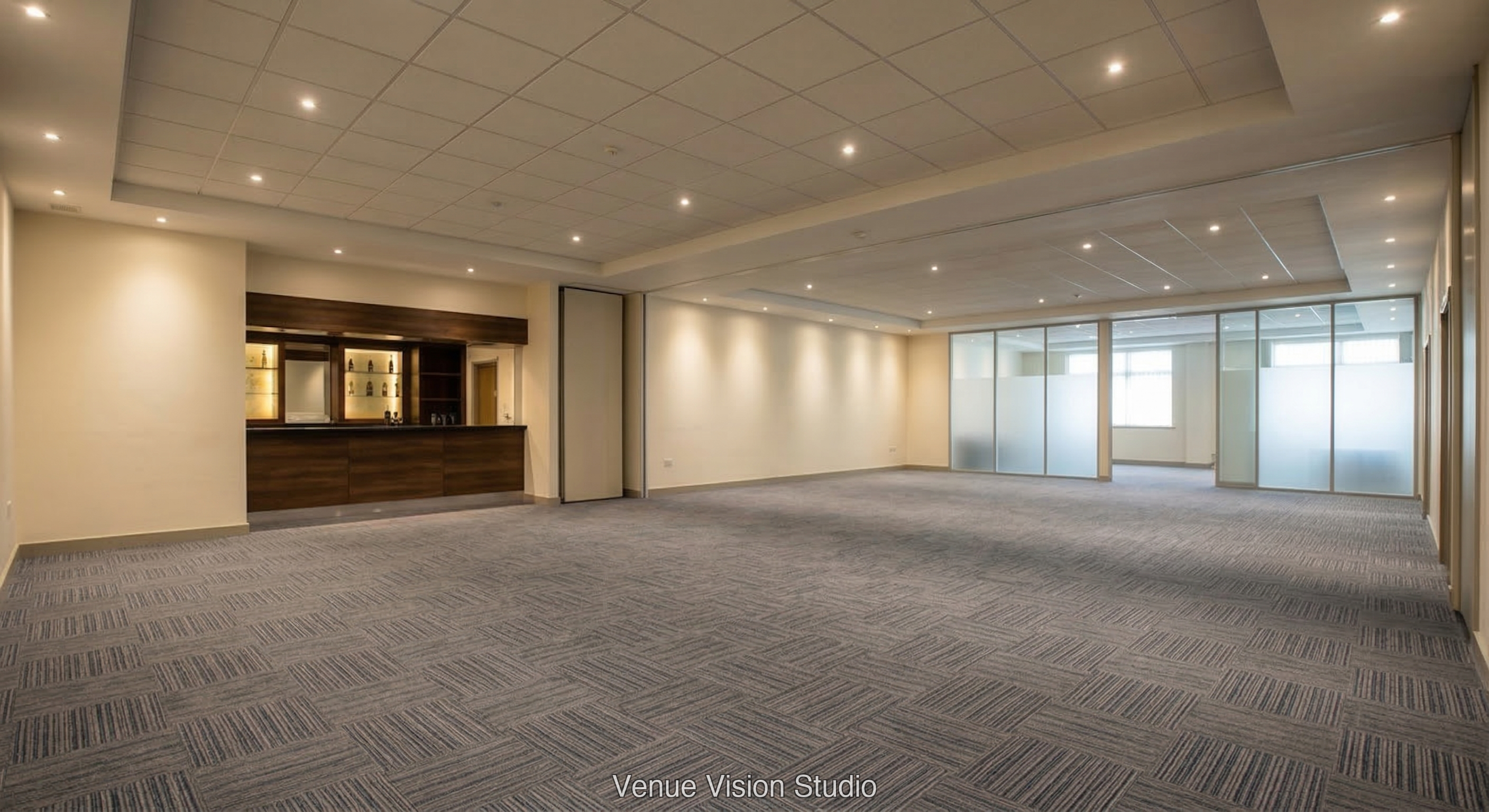 Elmside Hotel - Function Room — Ceremony - AI Visualisation base image
