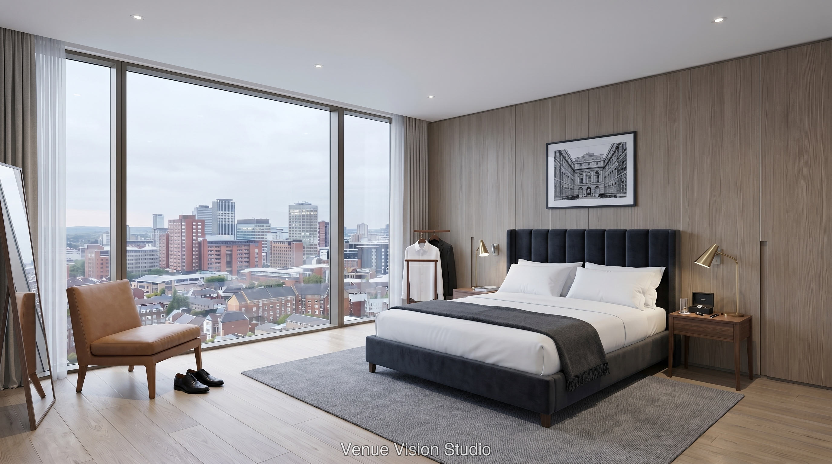 Corporate Let — bedroom — AI Visualisation