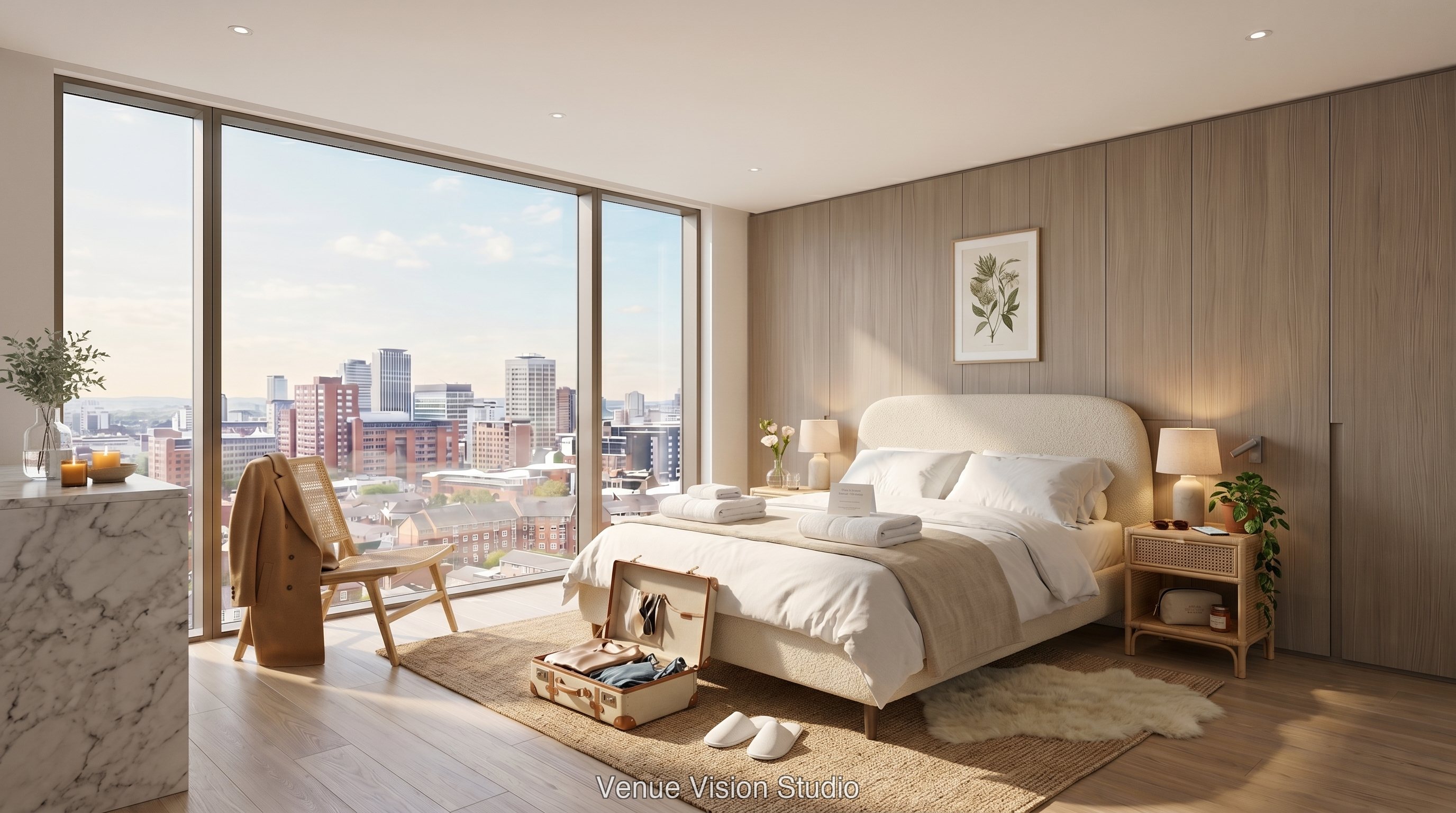 Short-Stay Ready — bedroom — AI Visualisation